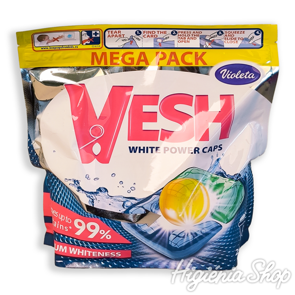 VESH mosókapszula fehér ruhákhoz 42 db