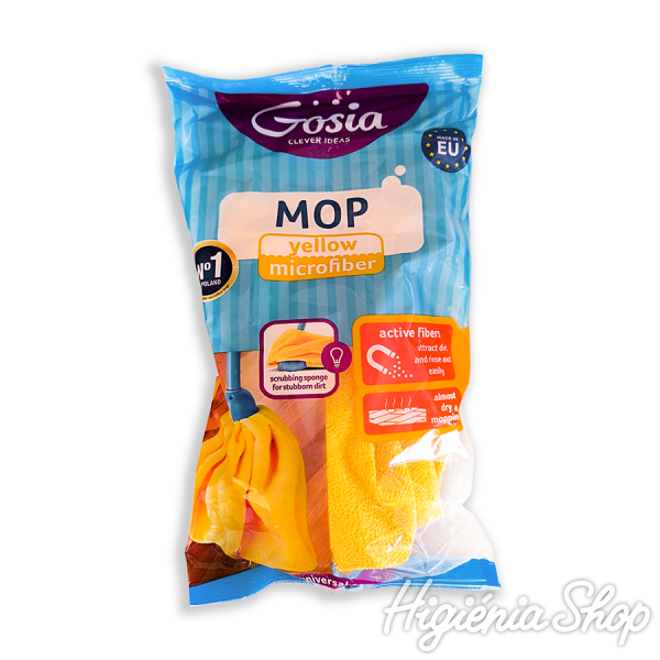 GOSIA mikroszálas felmosó mop sárga