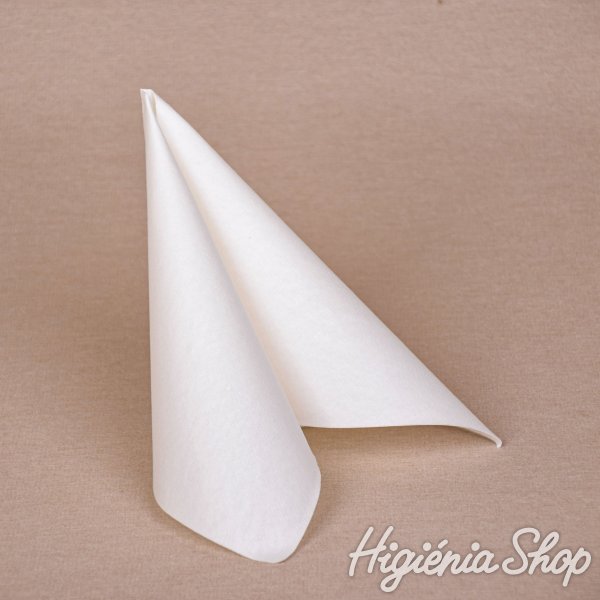 Fehér nem szőtt textil szalvéta 12x100db