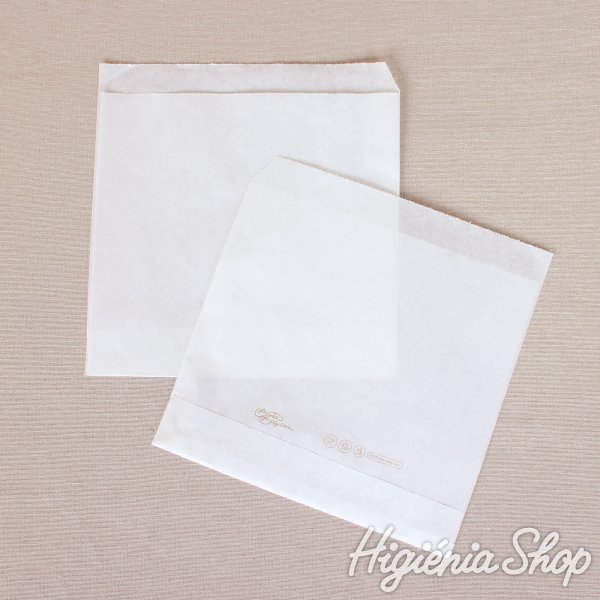 BontaBag Fehér hamburger zacskó / hamburger tasak - 1000 db