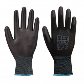 Mártott védőkesztyű fekete 11/XXL-es méret (10 pár)